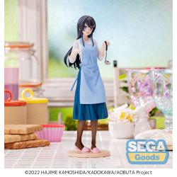Rascal Does Not Dream of Bunny Girl Senpai Estatua Luminasta PVC Mai Sakurajima Apron 14 cm