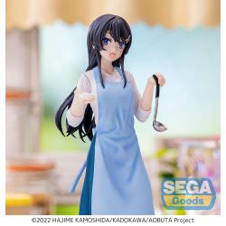 Rascal Does Not Dream of Bunny Girl Senpai Estatua Luminasta PVC Mai Sakurajima Apron 14 cm