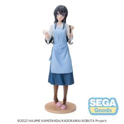 Rascal Does Not Dream of Bunny Girl Senpai Estatua Luminasta PVC Mai Sakurajima Apron 14 cm