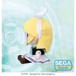 Character Vocal Series 02: Kagamine Rin/Len Peluche Fuwa Petit Mini Kagamine Rin Uniform Ver. (EX) 16 cm