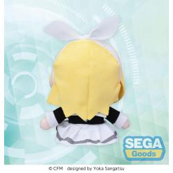 Character Vocal Series 02: Kagamine Rin/Len Peluche Fuwa Petit Mini Kagamine Rin Uniform Ver. (EX) 16 cm
