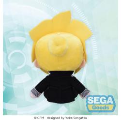 Character Vocal Series 02: Kagamine Rin/Len Peluche Fuwa Petit Mini Kagamine Len Uniform Ver. (EX) 16 cm