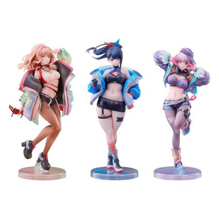 Gridman Universe Pack de 3 Estatuas PVC 1/7 Rikka Takarada, Akane Shinjo, Yume Minami: Dreamy Divas Ver