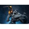 Marvel Estatua Grey Hulk vs Wolverine 58 cm