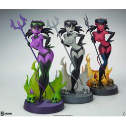 Original Artist Series Estatua Devil Girl (Purple and Green Variant) 30 cm