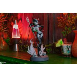 Original Artist Series Estatua Devil Girl (Black and White Variant) 30 cm