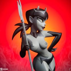 Original Artist Series Estatua Devil Girl (Black and White Variant) 30 cm
