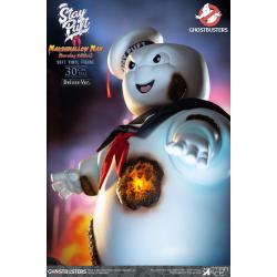 Ghostbusters Estatua Soft Vinyl Stay Puft Marshmallow Man Burnign Edition Deluxe Version 30 cm
