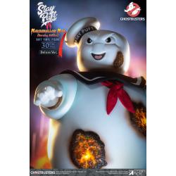 Ghostbusters Estatua Soft Vinyl Stay Puft Marshmallow Man Burnign Edition Deluxe Version 30 cm