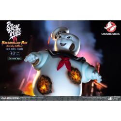 Ghostbusters Estatua Soft Vinyl Stay Puft Marshmallow Man Burnign Edition Deluxe Version 30 cm