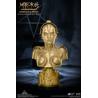 Metropolis Busto 1/2 Maria Maschinenmensch Metallic Gold Color Edition 50 cm