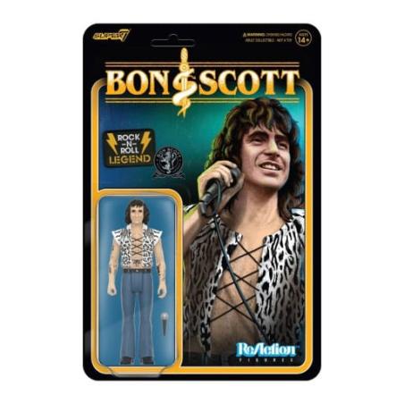 Bon Scott Figura ReAction Wave 02 Bon Scott (Leopard Print) 10 cm