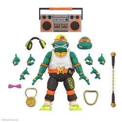 Teenage Mutant Ninja Turtles Figura Ultimates Rappin' Mike 18 cm