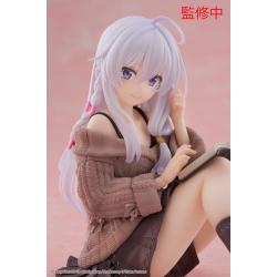 Wandering Witch: The Journey of Elaina Estatua PVC Desktop Cute Figure Elaina Casual Clothes Ver. 13 cm