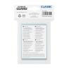 Ultimate Guard Classic Soft Sleeves Fundas de Cartas Tamaño Estándar Transparente (100