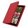 Ultimate Guard Zipfolio 480 - 24-Pocket XenoSkin (Quadrow) - Rojo