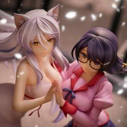 Nekomonogatari Monogatari Series Estatuas PVC Tsubasa Hanekawa Set (re-run) 19 cm
