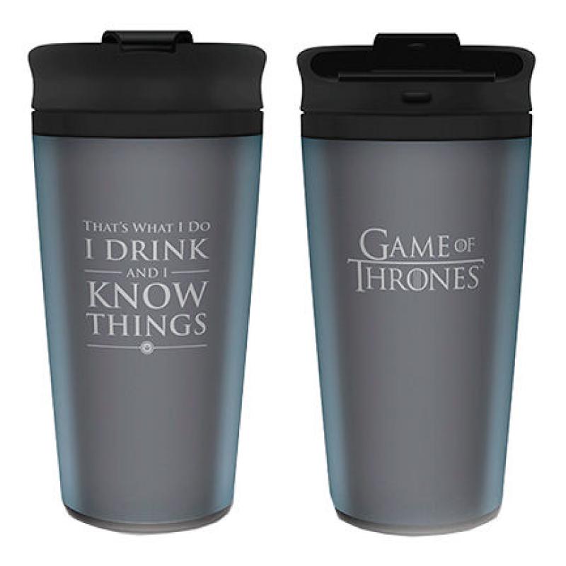 Taza viaje I Drink And I Know Things Juego de Tronos