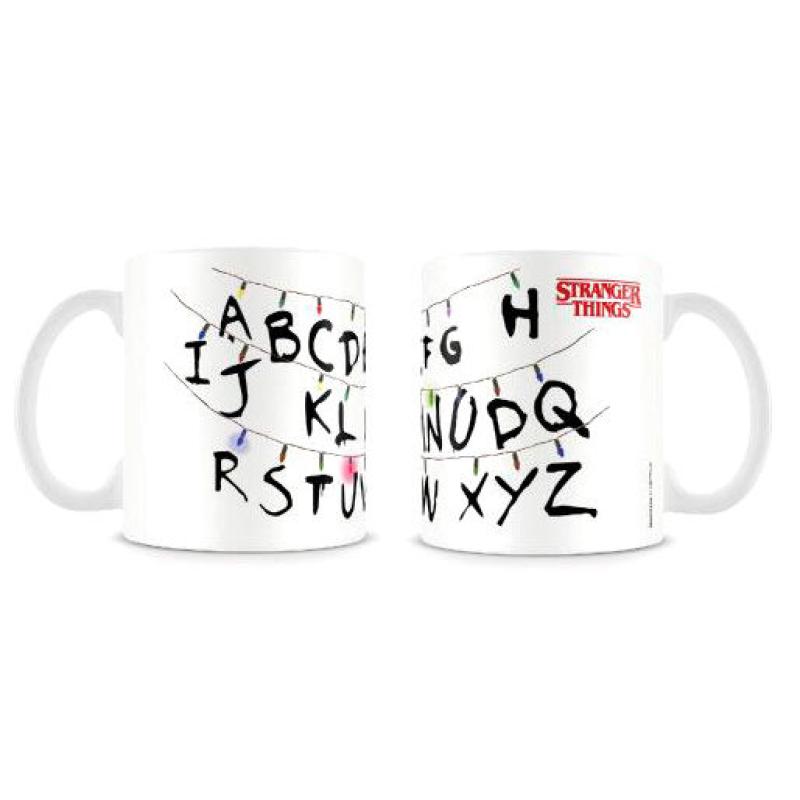 Taza Abecedario Stranger Things
