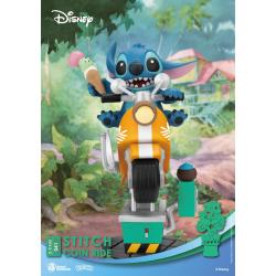 Disney Diorama PVC D-Stage Stitch Coin Ride 16 cm