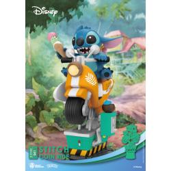 Disney Diorama PVC D-Stage Stitch Coin Ride 16 cm