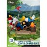 Disney Diorama PVC D-Stage Campsite Series Goofy & Donald Duck 10 cm