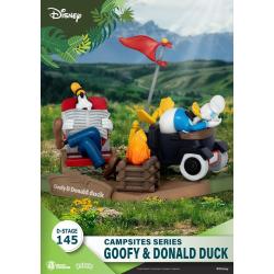 Disney Diorama PVC D-Stage Campsite Series Goofy & Donald Duck 10 cm