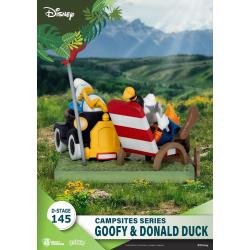 Disney Diorama PVC D-Stage Campsite Series Goofy & Donald Duck 10 cm