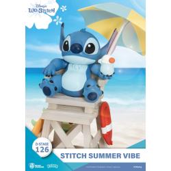 Disney Diorama PVC D-Stage Stitch Summer Vibe 16 cm
