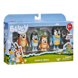 Bluey 4 pack Figuras