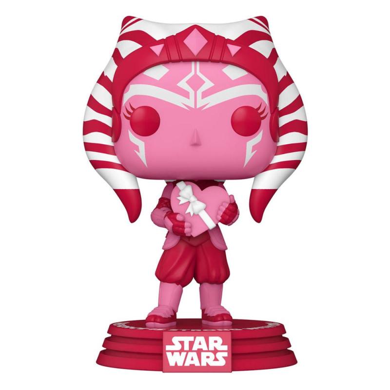 Star Wars Valentines POP! Star Wars Vinyl Figura Ahsoka 9 cm