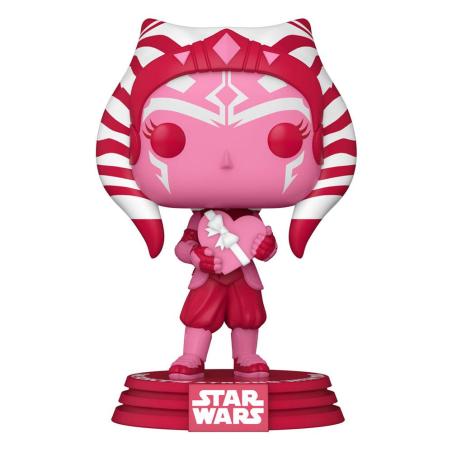 Star Wars Valentines POP! Star Wars Vinyl Figura Ahsoka 9 cm