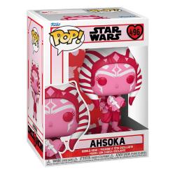 Star Wars Valentines POP! Star Wars Vinyl Figura Ahsoka 9 cm
