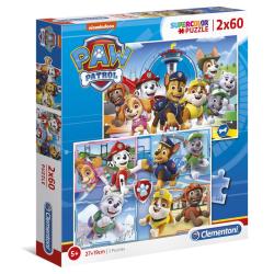Puzzle Patrulla Canina Paw Patrol 2x60pzs