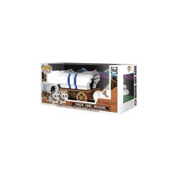 Oregon Trail POP! Rides Super Deluxe Vinyl Figura Ox & Wagon 15 cm