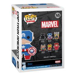 Marvel POP! 8-Bit Vinyl Figura Captain America 9 cm