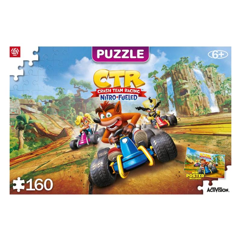 Crash Bandicoot Puzzle Kids Team Racing Nitro-Fueled (160 piezas