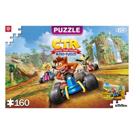 Crash Bandicoot Puzzle Kids Team Racing Nitro-Fueled (160 piezas