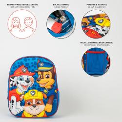Mochila 3D Patrulla Canina Paw Patrol 31cm