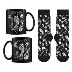 Harry Potter Set Taza y Calcetines Dark Art