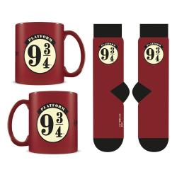 Harry Potter Set Taza y Calcetines 9 3/4