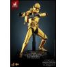 Star Wars Figura 1/6 Clone Trooper (Gold Chrome Version) Exclusive 30 cm