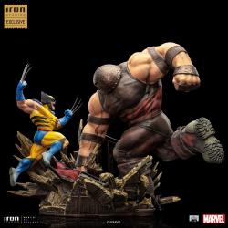 Marvel Estatua 1/10 BDS Art Scale Wolverine vs Juggernaut heo EU Exclusive 30 cm