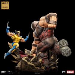 Marvel Estatua 1/10 BDS Art Scale Wolverine vs Juggernaut heo EU Exclusive 30 cm