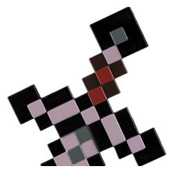Minecraft Réplica Plástico Nether Sword 51 cm