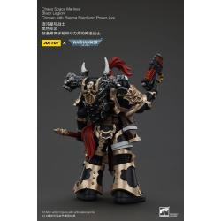 Warhammer 40k Figura Chaos Space Marines Black Legion Chosen with Plasma Pistol and Power Axe 20 cm