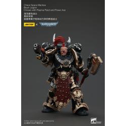 Warhammer 40k Figura Chaos Space Marines Black Legion Chosen with Plasma Pistol and Power Axe 20 cm