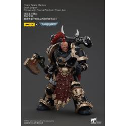 Warhammer 40k Figura Chaos Space Marines Black Legion Chosen with Plasma Pistol and Power Axe 20 cm