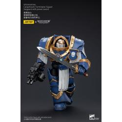Warhammer The Horus Heresy Figura 1/18 Ultramarines Cataphractii Terminator Squad Sergeant with Power Sword 14 cm