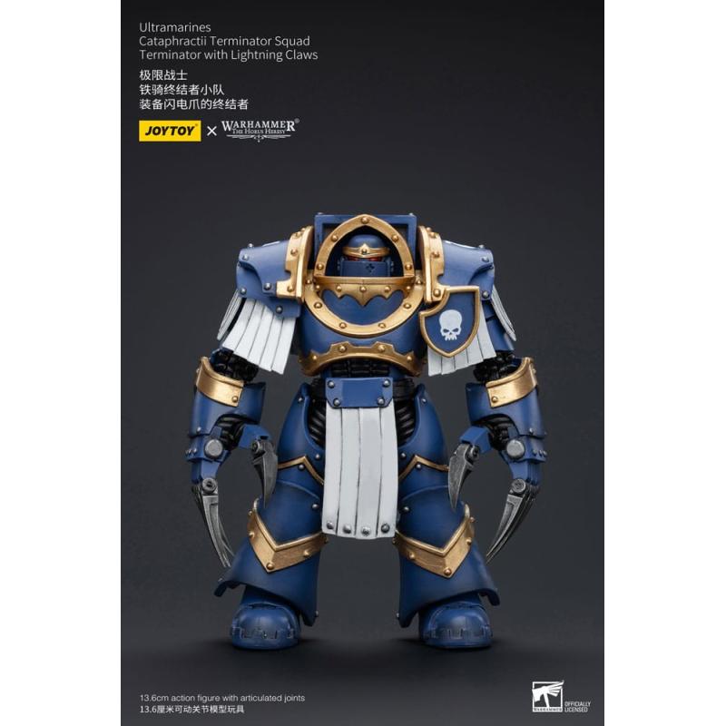 Warhammer The Horus Heresy Figura 1/18 Ultramarines Cataphractii Terminator Squad Terminator with Lightning Claws 14 cm